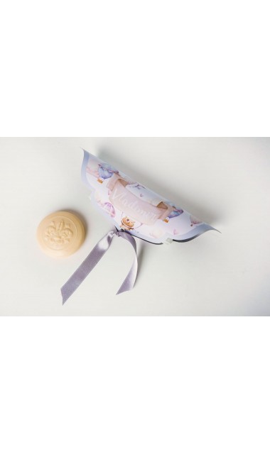 Trusou de botez pentru baieti cu ursuleti si baloane de aer cald, Puf Teddy Bear 15